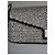 Borsa Baguette STRASS in Nylon e Pelle Nera The Kooples Nero - vista 5