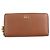 Cartera de cuero Gucci Bamboo Castaño