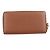 Cartera de cuero Gucci Bamboo Castaño - vista 3
