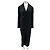Autre Marque Blazer largo negro "Maisun" en lana
