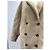 Autre Marque Abrigo beige de shearling - vista 5