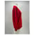 Autre Marque Roter Wollpullover mit V-Ausschnitt  - Ansicht 3