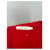Autre Marque Roter Wollpullover mit V-Ausschnitt  - Ansicht 6