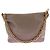 Emporio Armani Borsa "Hobo" taupe in pelle Marrone