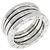Bulgari Anello B.zero1 3 bande in oro bianco 18K Bvlgari
