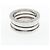Bulgari Anello B.zero1 3 bande in oro bianco 18K Bvlgari - vista 2