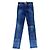Jeans Blumarine Blu con Strass Swarovski e Ricami