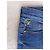 Jeans Blumarine Blu con Strass Swarovski e Ricami - vista 3