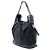 Borsa a spalla in nylon a quadri tonali neri Burberry Nero - vista 2