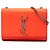 Sac à bandoulière Kate Monogram en cuir orange Saint Laurent