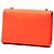Sac à bandoulière Kate Monogram en cuir orange Saint Laurent - vue 2