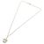 Collana pendente a forma di cuore e logo CC in strass placcato oro di Chanel D'oro
