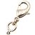 Collana pendente a forma di cuore e logo CC in strass placcato oro di Chanel D'oro - vista 9