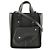Borsa Saddle mini in pelle di vitello grana nera Dior Nero