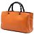 Bamboo Bolsa shopper média em couro de bezerro laranja com bambu Gucci - vista 2