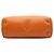 Bamboo Bolsa shopper média em couro de bezerro laranja com bambu Gucci - vista 3