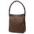 Louis Vuitton Marrone Damier Ebene Looping GM - vista 2
