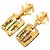Orecchini a clip pendenti in oro placcato Chanel 31 Rue Cambon D'oro - vista 2
