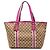 Gucci Große GG Canvas Jolicoeur Tote in Braun Beige