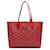 Versace Tote La Greca aus rotem beschichtetem Canvas  - Ansicht 1