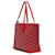 Versace Tote La Greca aus rotem beschichtetem Canvas  - Ansicht 2