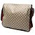 Borsa a tracolla Gucci GG Supreme Web marrone Beige - vista 2