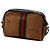 Gucci Mini Crossbody Ophidia in Suede Marrone - vista 2