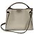 Borsa Fendi Peekaboo Iconic Essential 2-in-1 grigia Marrone