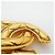 Timeless Spilla Matelassé Coco Mark di Chanel D'oro - vista 10