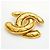 Timeless Spilla Matelassé Coco Mark di Chanel D'oro - vista 2