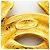 Timeless Spilla Matelassé Coco Mark di Chanel D'oro - vista 4