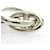 Hermès Hermes Chaine d'Ancre MM Silver 925 Charm Bracelet Silvery  - view 3