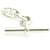 Hermès Hermes Chaine d'Ancre MM Silver 925 Charm Bracelet Silvery  - view 6