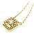 Autre Marque Collana in diamante Vendome Aoyama Square D'oro - vista 6