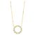 Autre Marque 4°C Circle Diamant-Halskette Golden
