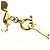 Autre Marque 4°C Circle Diamant-Halskette Golden - Ansicht 11