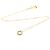 Autre Marque 4°C Circle Diamant-Halskette Golden - Ansicht 13
