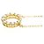 Autre Marque 4°C Circle Diamant-Halskette Golden - Ansicht 3
