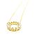Autre Marque 4°C Circle Diamant-Halskette Golden - Ansicht 4
