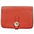 Billetera Compacta Dogon de Hermès en Rouge Vif Roja