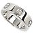 Cartier 18K Weißgold Love Halb-Diamant Bandring