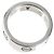 Cartier 18K Weißgold Love Halb-Diamant Bandring - Ansicht 4