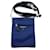 Borsa a Spalla Triangle in Nylon Prada Blu