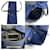 Borsa a Spalla Triangle in Nylon Prada Blu - vista 4