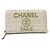 Cartera larga redonda Chanel Deauville Blanco