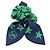Scrunchie in seta Monogram Star di Louis Vuitton