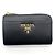 Monedero de cuero Saffiano Prada Negro