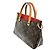 Borsa Pallas in tela Monogram con pelle BB di Louis Vuitton Marrone - vista 4