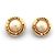 BRINCOS VINTAGE CHANEL PUCE 31 RUE CAMBON PERLAS CASTELLANE Dourado