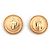 BRINCOS VINTAGE CHANEL PUCE 31 RUE CAMBON PERLAS CASTELLANE Dourado - vista 2
